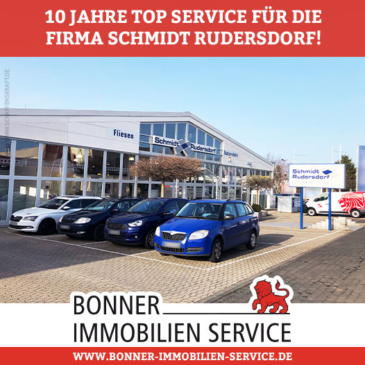 10 Jahre Top Service für die Firma Schmidt Rudersdorf!